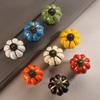 Jingmao Ceramic Seven-Color Pumpkin Cartoon Cabinet Handle