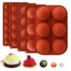 6/8/15/24 de găuri jumătate de sferă sferă matriță rotundă din silicon 3D Brownie budincă mousse ciocolată desert DIY coacere instrument de decorare tort