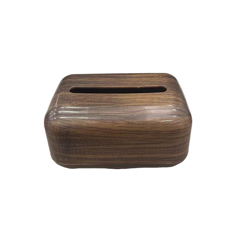 Wooden Pattern Tissue Box Minimalist Style Tissue Box Tabletop Tissue Box Tissue Paper Holder one size