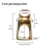 Heavy-Duty U-Groove Bearing Pulley for Pipes