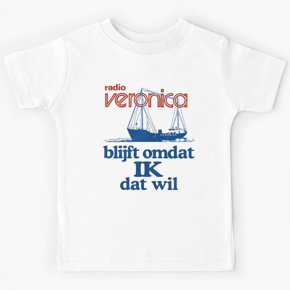 Radio Veronica - Dutch Pirate Radio Station (Jim Croce) Kids T-Shirt 150
