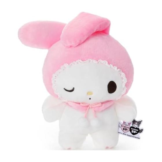 Персонажи Sanrio Pyokorin My Melody (50 лет) Высота плюшевой игрушки, приблизительная. 33см
