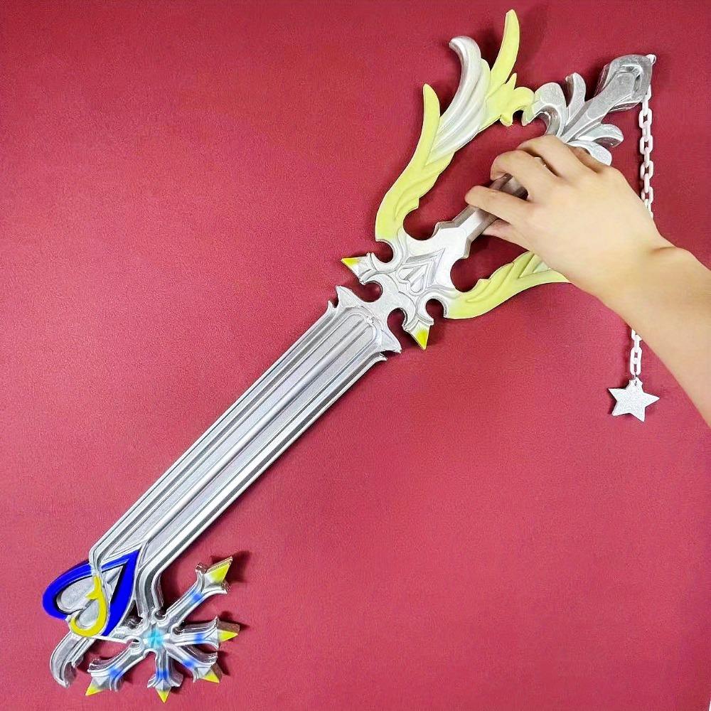 33inch PU Sora Key Katana Kingdom Hearts Sword Anime Cosplay Prop Ninja Knife Real Japanese Katana Original Samurai Sabre Toy