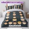 Haikyu Cool Printed Anime Duvet Cover Bedding Set 3 Piece Cartoon Quilt Cover Pillowcases Bedroom Decor Collection_LIAN