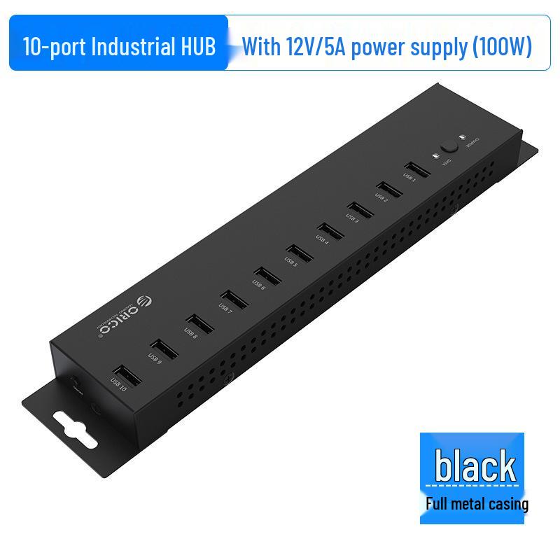 ORICO Industrial USB Hub - 10, 20, or 30 Port Options for Multi-Device Expansion