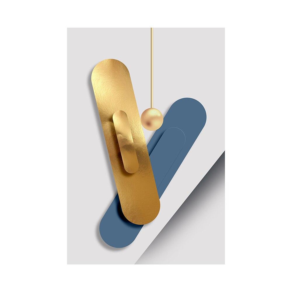 Abstract Geometry Decorative Paintings Nordic Luxury Woman Posters and Prints Wall Art for Living Room Porch Decor