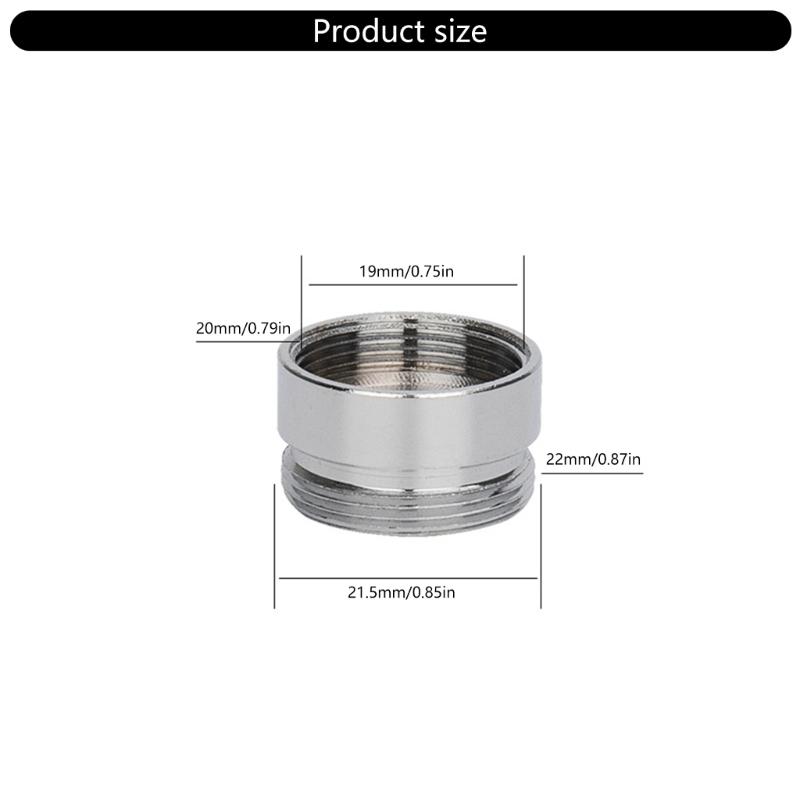 20 Stück männliche und weibliche Spülbecken-Wasserhahn-Adapter Gewindeverbindungen für Küchenspülbecken-Belüfter und Gartenschläuche Anschluss