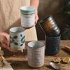Retro Japanese Ceramic Stoneware Tea and Sushi Cup