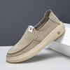 Spring New Casual Men's Shoes Breathable Canvas Board Shoes Casual Fashion Popular Wide-headed Cloth Shoes Men