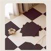 4mm Thickened Self-adsorption Washable Reusable Splicing Non-slip Carpet Office Living Room Bedroom Floor Mat Home Decor