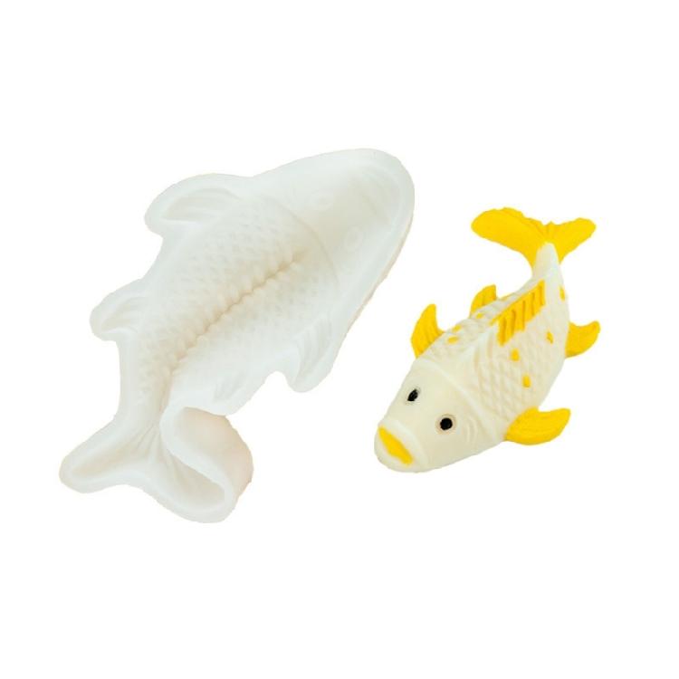 Reusable Sturdy Silicone Mould for Crafting Unique Carp Shaped Candle Holders Portable for Holiday Decoration 1