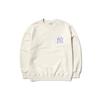 MLB New York Yankees Sweatshirts Unisex Ecru Crew Neck Moderate Regular 3AMTL0114-50CRS