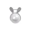 Korean Style Pearl Brooch: Versatile Floral Diamond Pin for Women's Coats