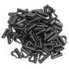 120Pcs Clevis Rotates Spinner Snaps Black Fishing Tackle Fast Change Accessories