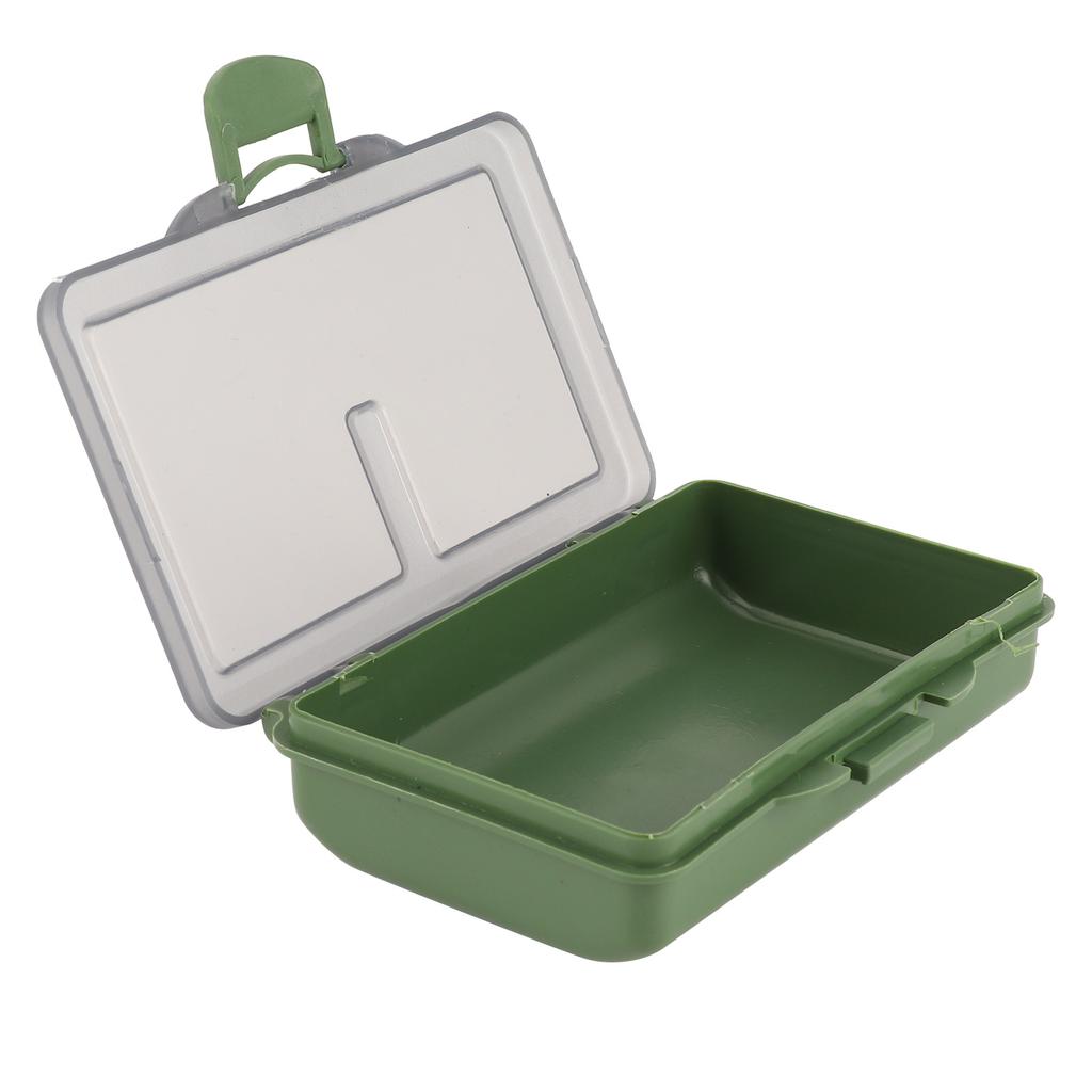 2PCS Fishing Bait Storage Box Small Accessories Storage Box with Dividers for Tackle Accessories