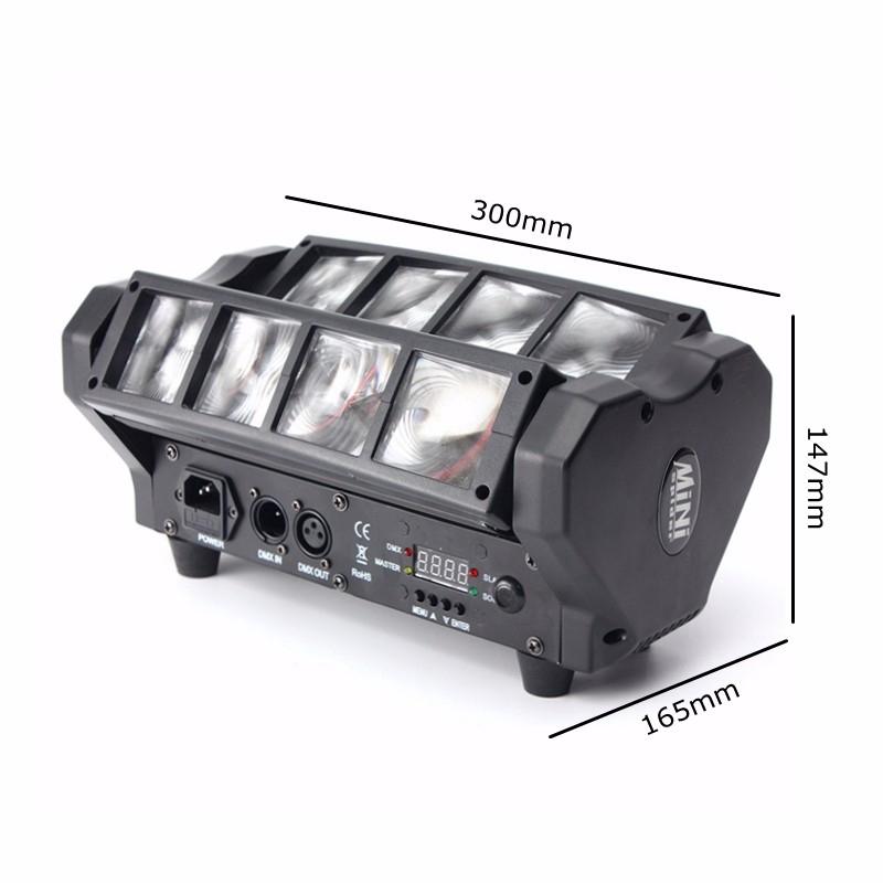 IP20 90W RGBW 4 IN 1 DMX512 LED Spider Beam Moving Head Stage Lighting DJ Party Disco US Plug - Intl