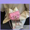 Chic Modern Bowknot Mini Crossbody Bag Lightweight Stylish Shoulder Purse Trendy Design