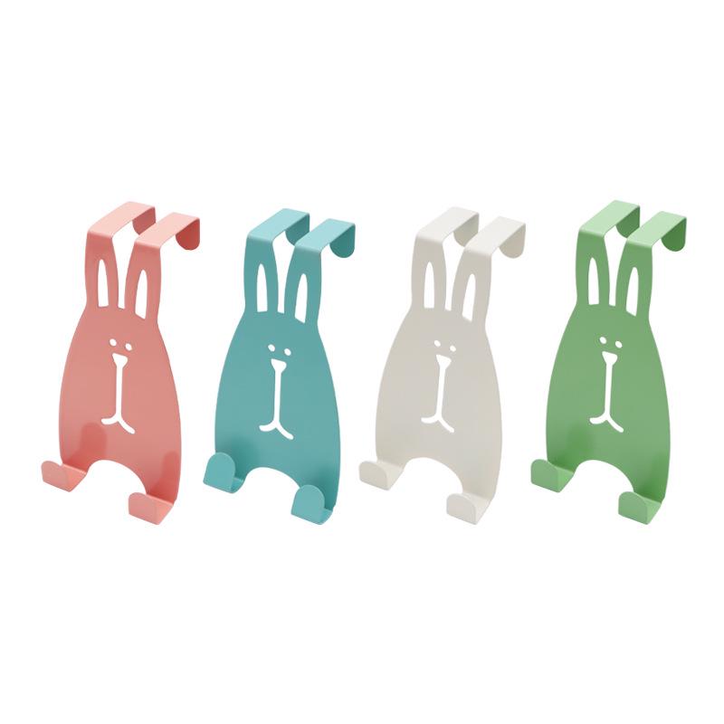 Custom Cartoon Christmas Door Hook Hanger - Wall Mounted Storage for Clothes & Hats