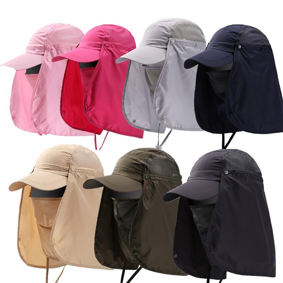 Sunscreen Hat Breathable Quick-drying Sunscreen Hat Fishing Mountaineering UV Protection Hat Full Face Sun Hat Men Women