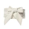 Solid Color Women's Waist Belt Fashionable Leather Beautiful Design Waist Seal Accessories Elegant Bowknot Long Ribbon