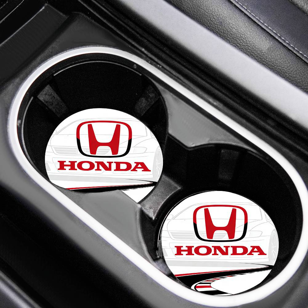 For Honda New Car Cup Holder Anti-Slip Silicone 7cm Insert Coaster Mat Universal Car Accessories Black Fit Most Cars
