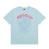 New Trendy Spider Web Print Short Sleeve Men's T-Shirt - Celebrity Style