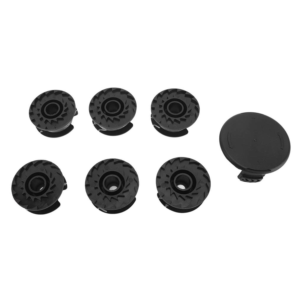 Trimmer Spool Line Nylon Line String Trimmer Replacement Mower Accessories Include 6 Spools 1 Cap for F016800569