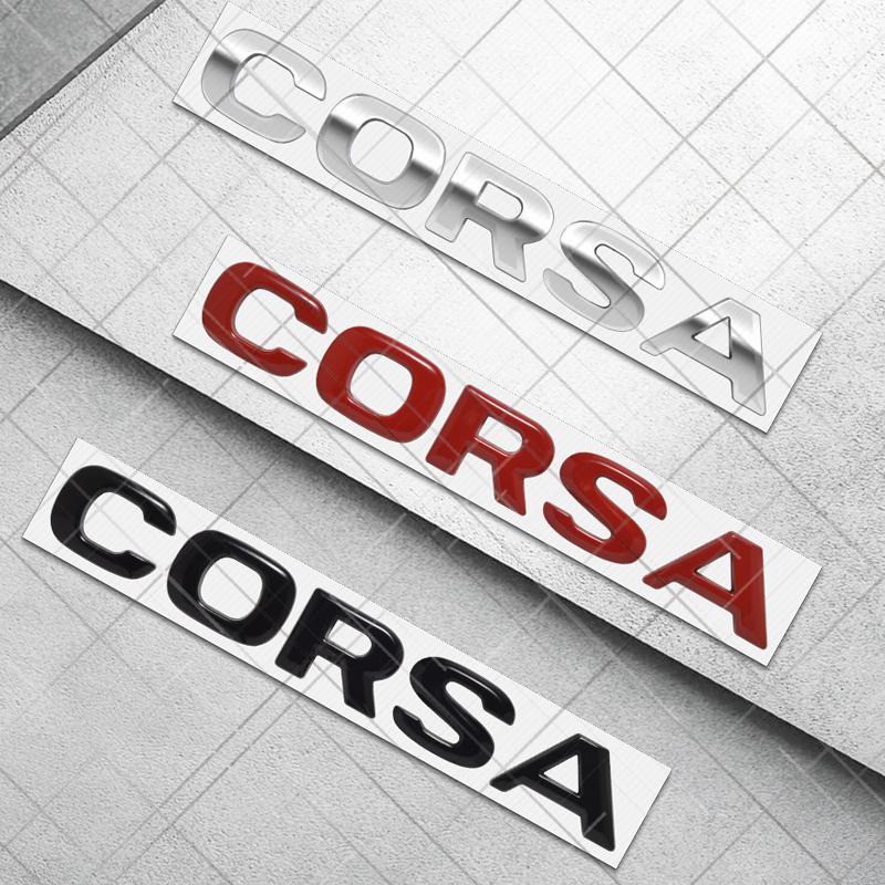 Metall 3D Für OPEL Corsa Logo Astra Adam Insignia GTC Movano Zafira Auto Styling Heckklappe Buchstaben Emblem Aufkleber Auto Zubehör
