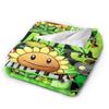 P-Plants-vs-Zombies Video Games Blankets  Super Warm Aesthetic Plush Throw Blanket For Couch Chair Flannel Bedspread Bed Cover