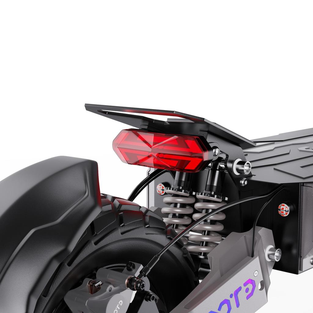 Electric Scooter OOTD 13" 3000Wx2 Dual Motor 60V 31.2AH Max Range 100Km Load 150Kg Black T90