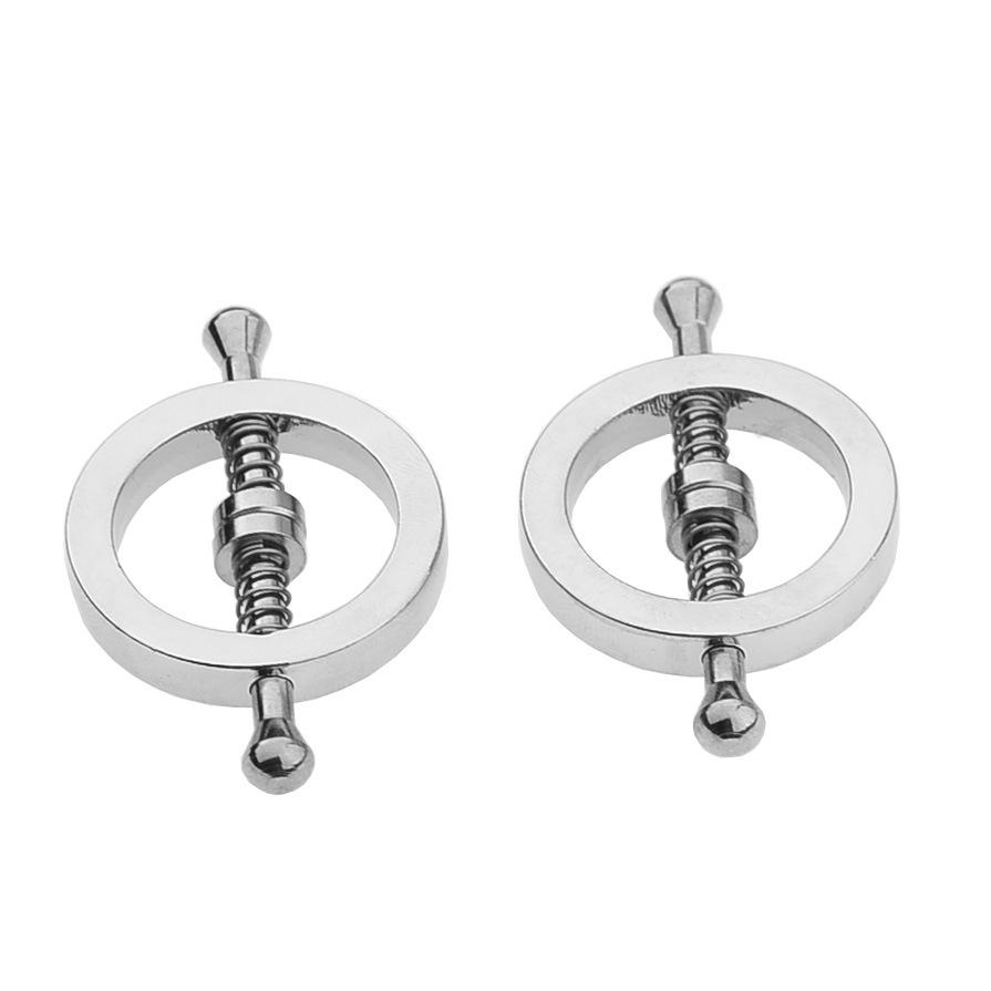Adult SM Nipple Clamps - Metal Erotic Toys for Couples