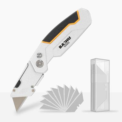 Multifunction Utility Knife Portable Wallpaper Knife Foldable Sharp Heavy Duty Steel Knife Electrician's Professional Knife