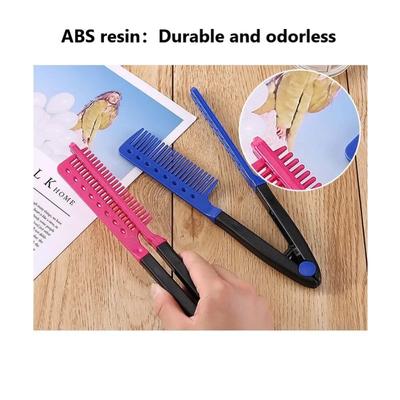 2 Pezzi Pettine Afro da Parrucchiere Spazzole Professionali per Extension Capelli Parrucca Strumento per la Toelettatura