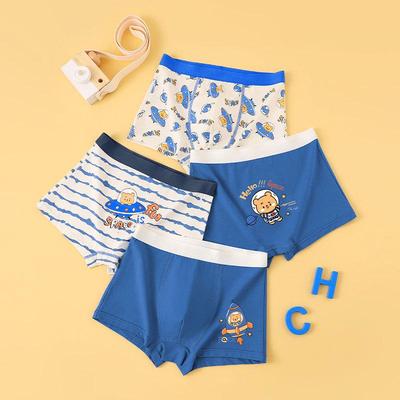 Jungen Cartoon Baumwolle Boxer-Slips - Kinderunterwäsche für kleine, mittlere, große Größen