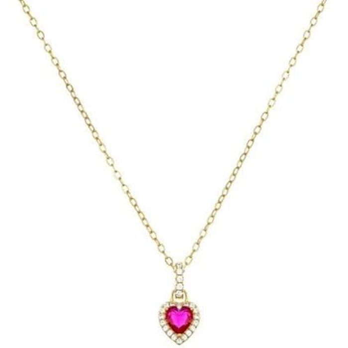 Collier Femme - AMEN - CLTICSGRZ - Argent - Cristal - Élégant et Raffiné