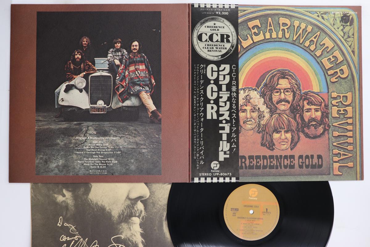

LP Пластинка CREEDENCE CLEARWATER REVIVAL - Creedence Gold LFP80675 FANTASY 1972 Япония Оби Рок Б/У
