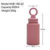 Magnetischer Halter Wasserflasche: 650ML Isolierte Edelstahl-Sportflasche mit weiter Öffnung für den Außenbereich