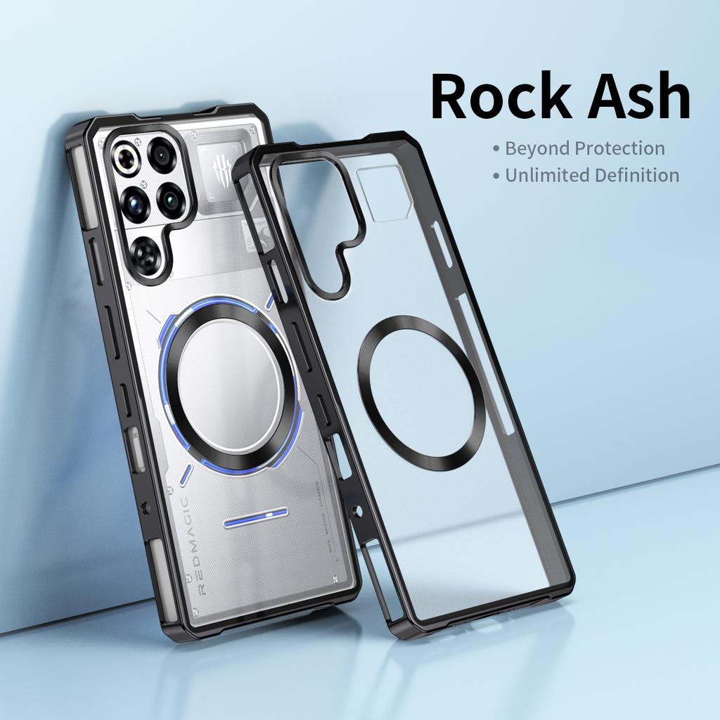 Push Up Detachable Case For ZTE Nubia RedMagic 11s Pro/11s Pro+ Plus Magnetic Translucent Removable Backboard Metal Frame Cover