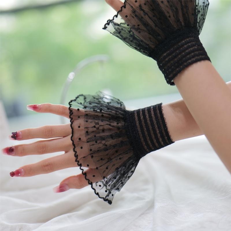 Elegant Trim Point Gloves For Unguis Art Photography Ventilated Polyamide Flexible Accessories For Weddings Parties