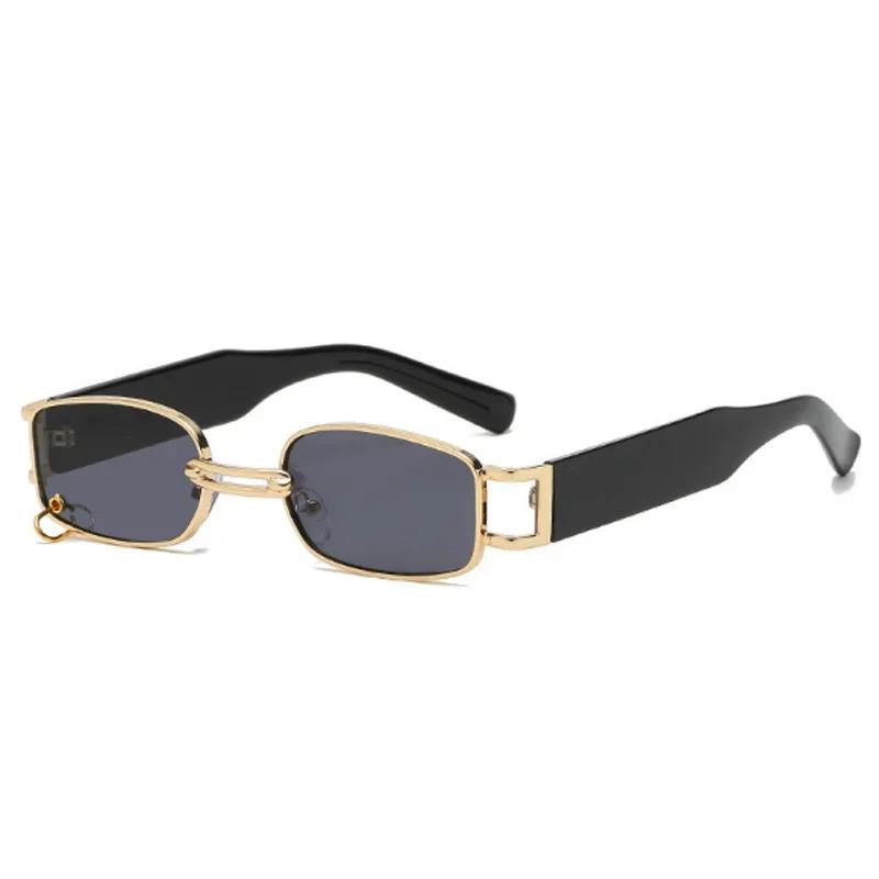 Fashion Rectangle Woman Sunglasses Brand Designer Vintage Square Punk Sun Glasses Men Shades UV400 Eyewear Gafas De Sol Mujer