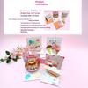 3D  Up Happy Birthday Greeting Card Delicate Handmade Cake Design Foldable for Coworker Birthday Surprise Small Gift