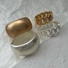 Metal Bangle Bracelet With Irregular Shape For Fashion Enthusiasts