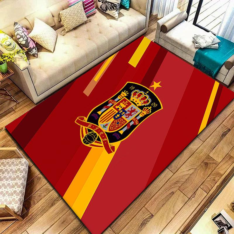 Spain National Football Team Carpet Rug for Living Room Bedroom Home Sofa Decoration,Kids play Non-slip Floor Mat