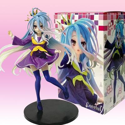 18CM Anime NGNL No Game No Life Weiß "Figur Anime PVC Anime Actionfiguren Modell Sammlung Ornament Anime Modell Spielzeug Geschenk"