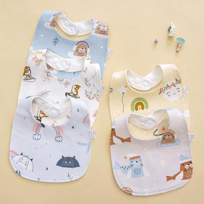 Baby Cotton U-Shaped Neck Warmer Bib - Waterproof Drool & Spit-Up Protection for Newborns, Boys and Girls - Spring, Autumn, Winter Styles