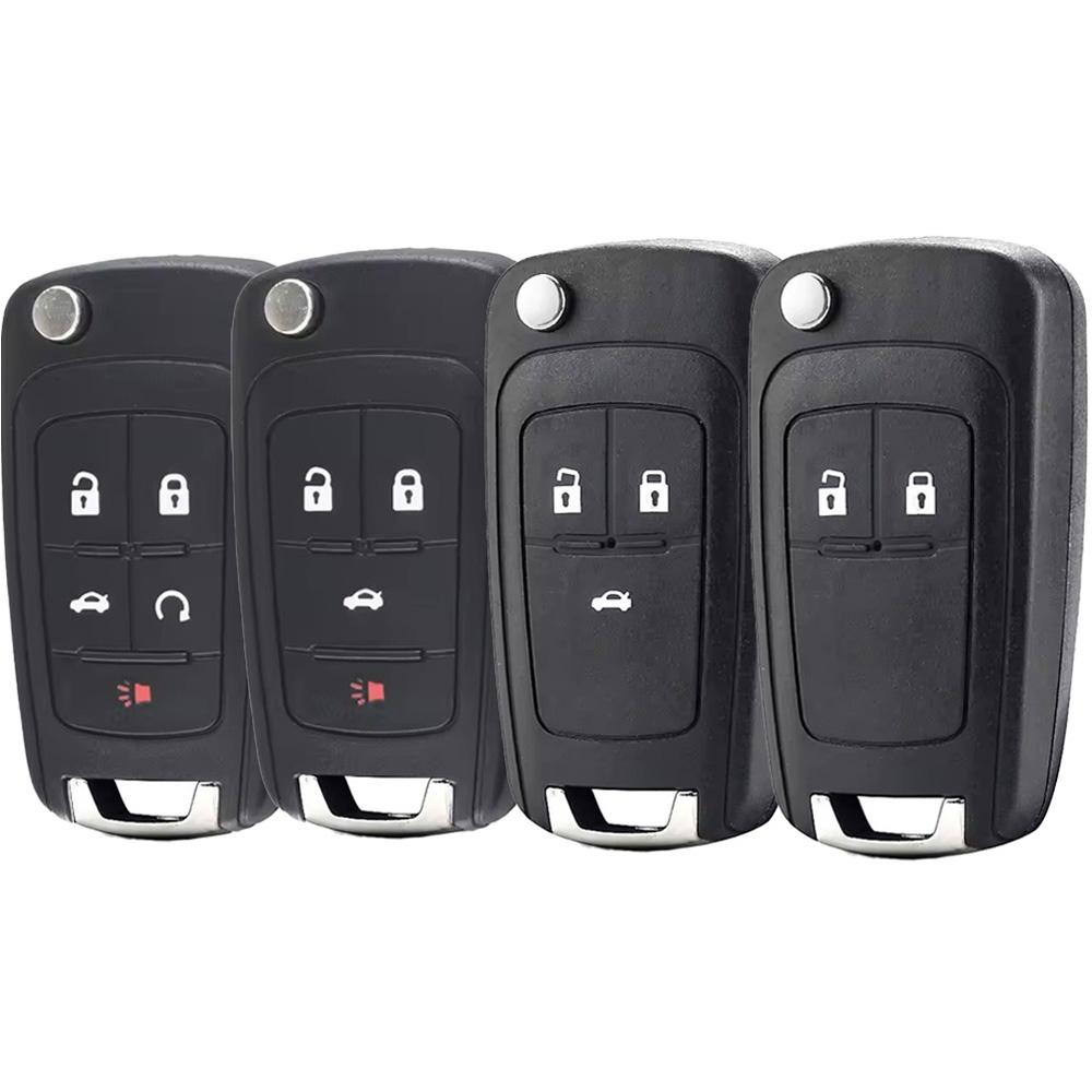 For Chevrolet Cruze Epica Lova Camaro Aveo Orlando For Volt Sonic Impala Equinox Modified Folding Remote Flip Car Key Shell Case