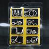 IQ Toys 8-teiliges Puzzle-Set - TikTok Trend Interlocking Rings