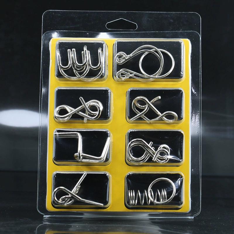 IQ Toys 8-teiliges Puzzle-Set - TikTok Trend Interlocking Rings