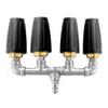 Rotating Sprinkler Water Turbines Nozzle Featuring 4Heads Corrosion Resistant Fittings Ideal for Highly pressure Outdoor Use