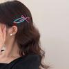 Color-blocking Bow Hair Clips, Cute Bangs, Side Broken Hair Clips, Headwear Clips, Children's Hair Accessories